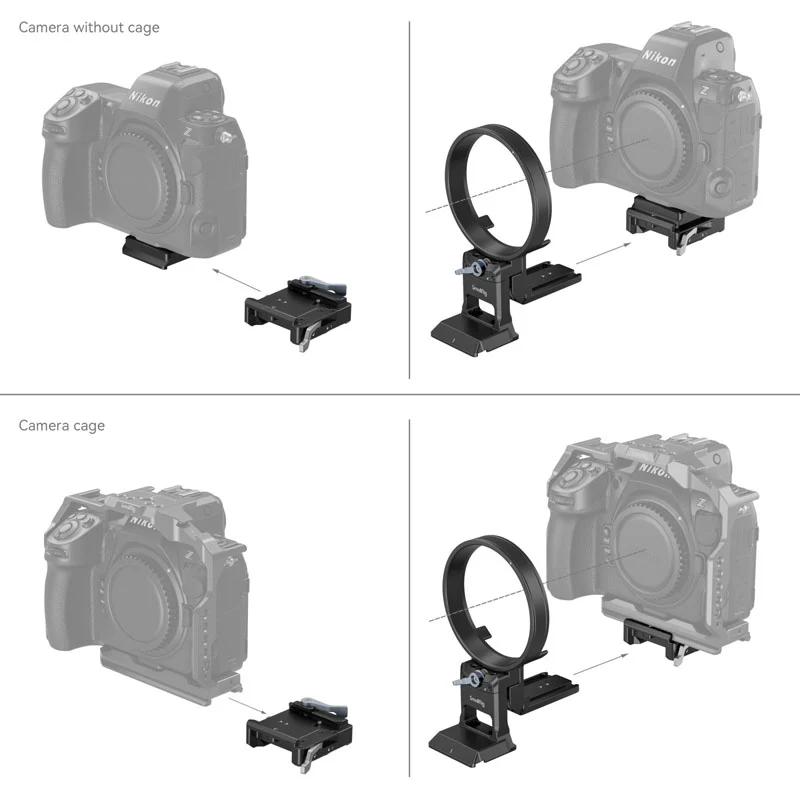 SmallRig 4306 Kit de Plaque de Montage Rotative de l'horizontale à la Verticale pour la Série Nikon Z