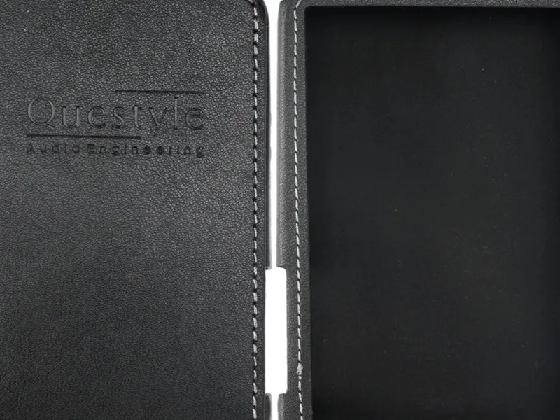 QUESTYLE Pochette SIGMA Cuir Noir