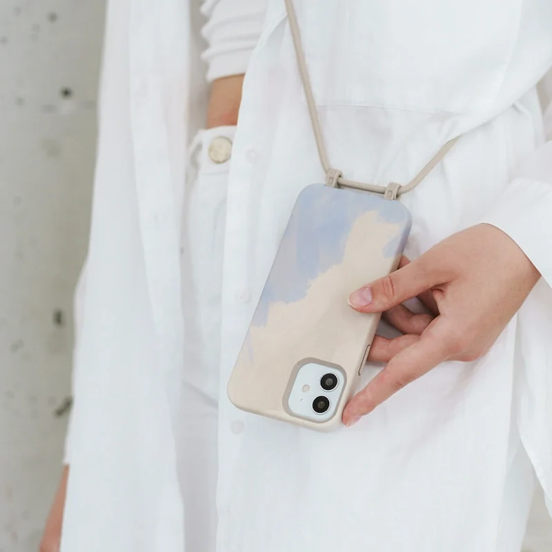 iPhone 15 Chaîne pour téléphone portable Amovible