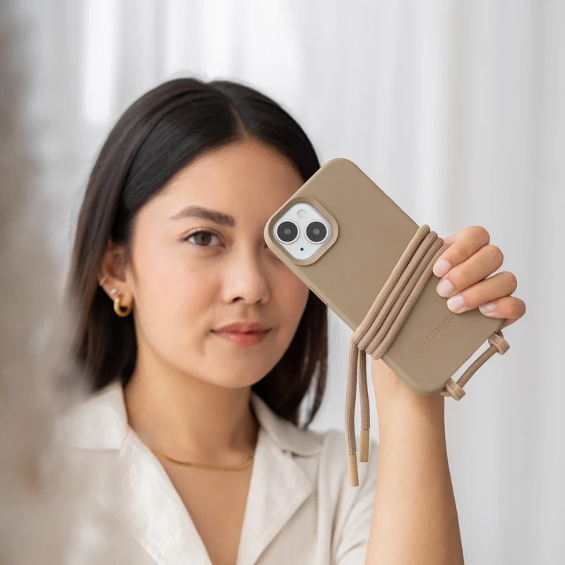iPhone 15 Chaîne pour téléphone portable Amovible