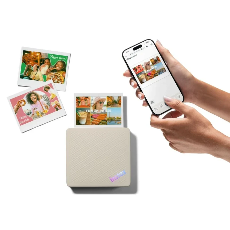 Fujifilm INSTAX Link WIDE 2 Duo Draagbare Instant Fotoprinter - Beige