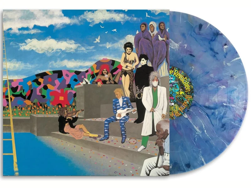 PRINCE - AROUND THE WORLD IN A DAY BLUE LP