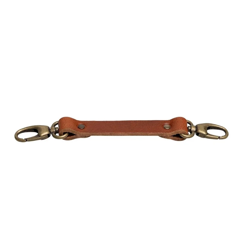 The Hantler Sangle de poitrine Cognac / Laiton, large 33cm