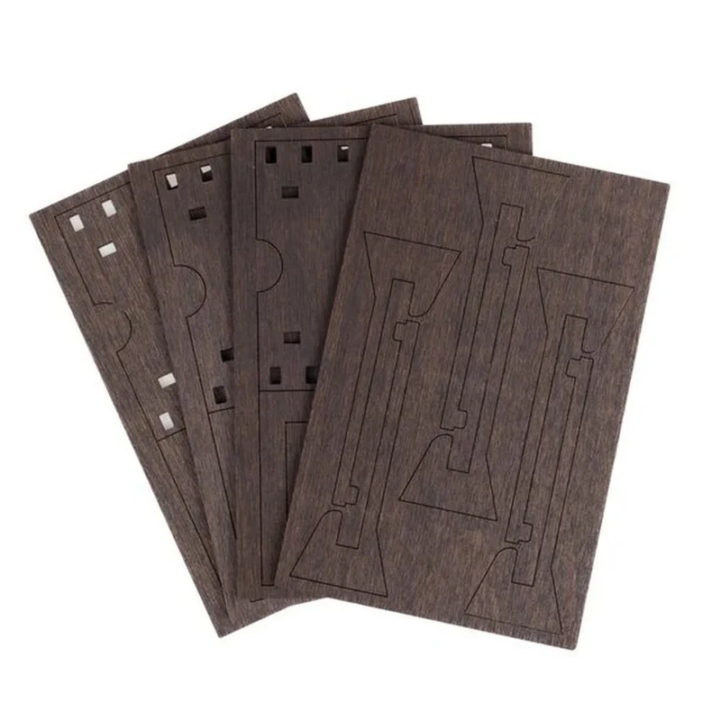 JollyLook 3 cadres photo "Mini", couleur marron