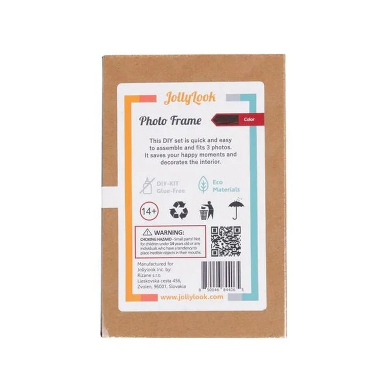 JollyLook 3 cadres photo "Mini", couleur marron