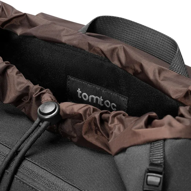 Tomtoc VintPack-TA1 22L Sac à dos pour ordinateur portable, noir