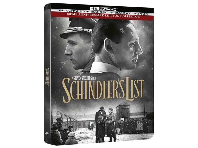 LISTE DE SCHINDLER (LA) - COMBO UHD 4K + BD - STEELBOOK