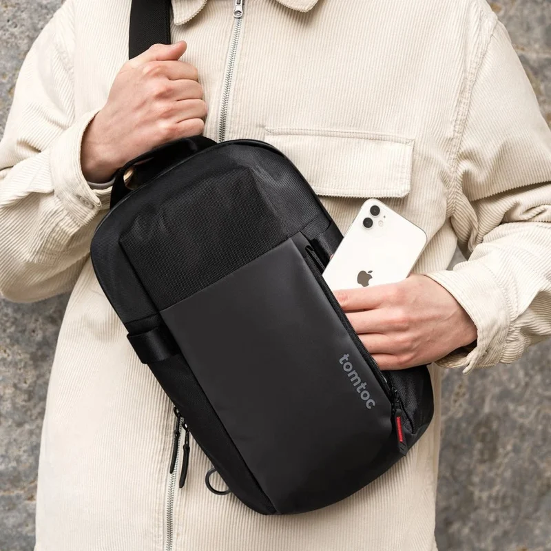 Tomtoc Navigator-T24 Sac à bandoulière, noir