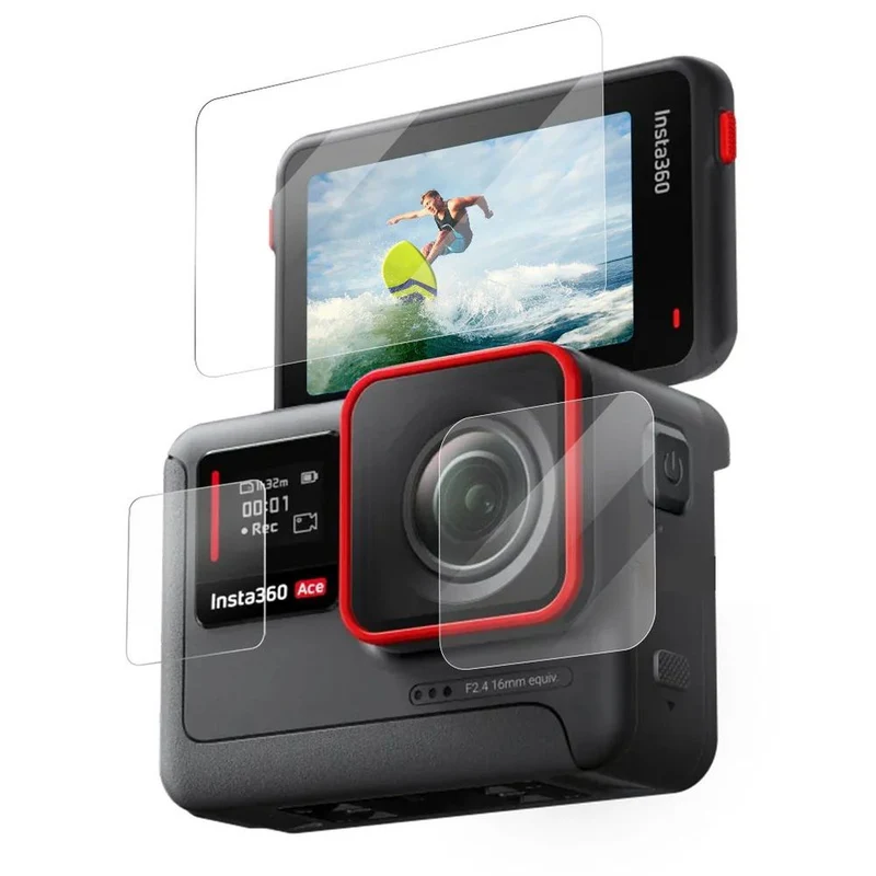 Telesin Kit de protection d'écran en verre trempé pour Insta 360 Ace Pro