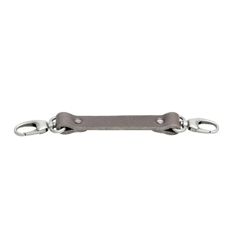 The Hantler Sangle de poitrine Gris / Vieil argent, grand 33cm