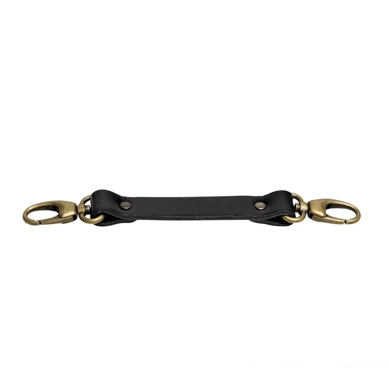 The Hantler Sangle de poitrine Noir / Laiton, large 33cm