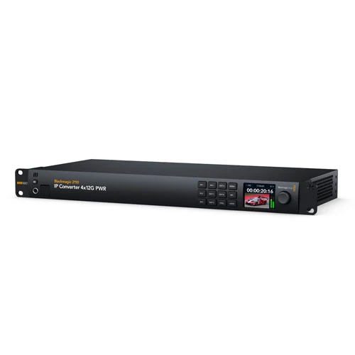 Blackmagic 2110 IP Convertisseur 4x12G PWR