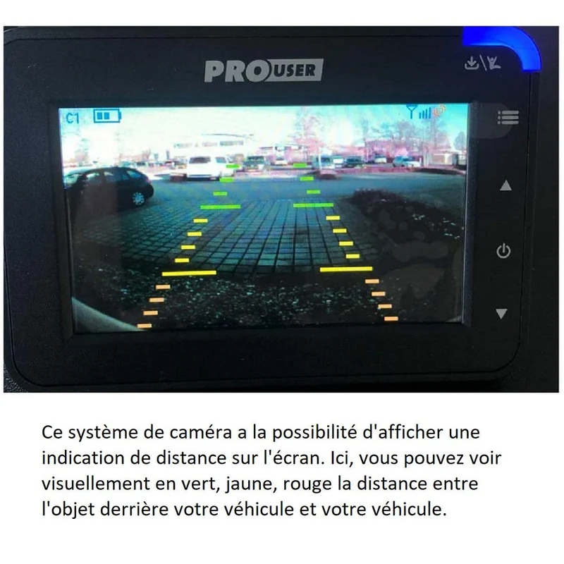 Caméra de recul solaire