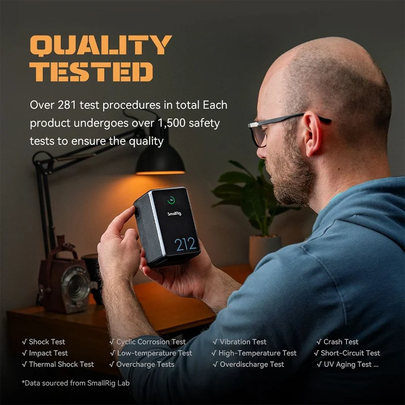 SmallRig X Caleb Pike VB212 Mini Batterie V-Mount 4293