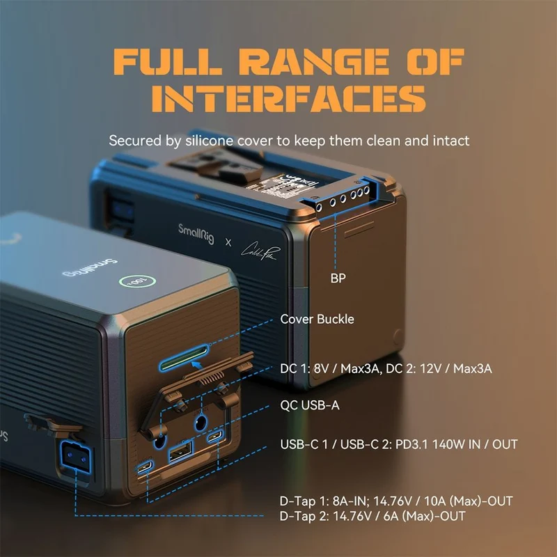 SmallRig X Caleb Pike VB212 Mini Batterie V-Mount 4293
