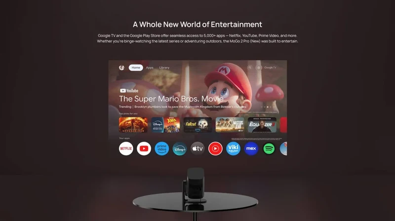XGIMI MoGo 2 Pro Gen 2 Bundle (projecteur + pied de table)