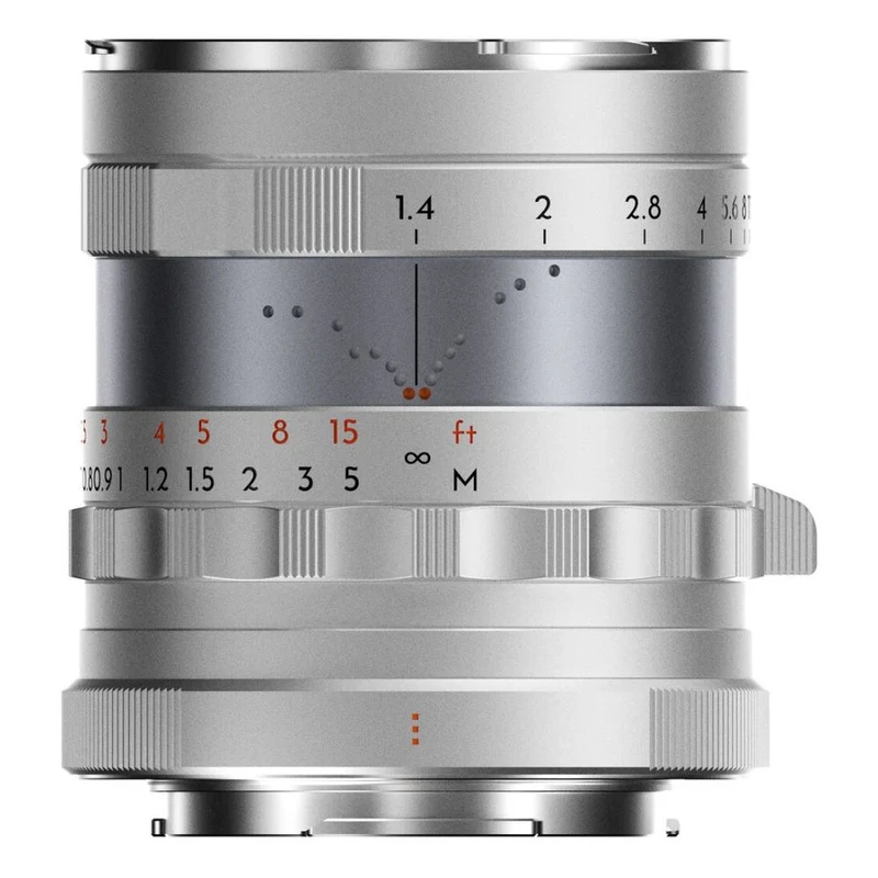 Thypoch Simera plein format 35mm f/1.4 pour monture Nikon Z, argent