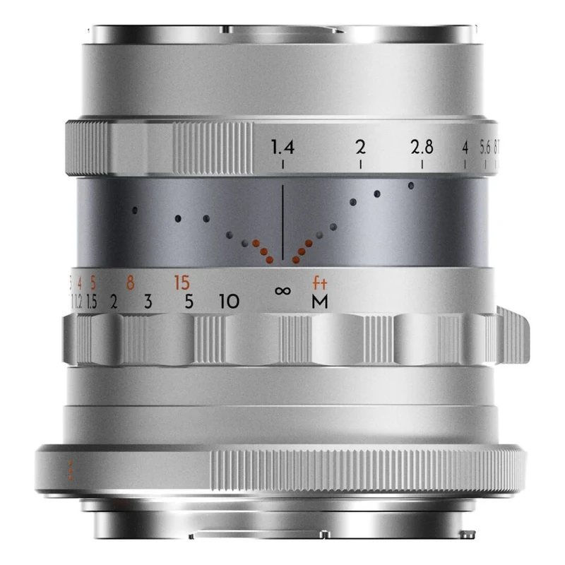 Thypoch Simera plein format 28mm f/1.4 pour monture Canon RF, argent