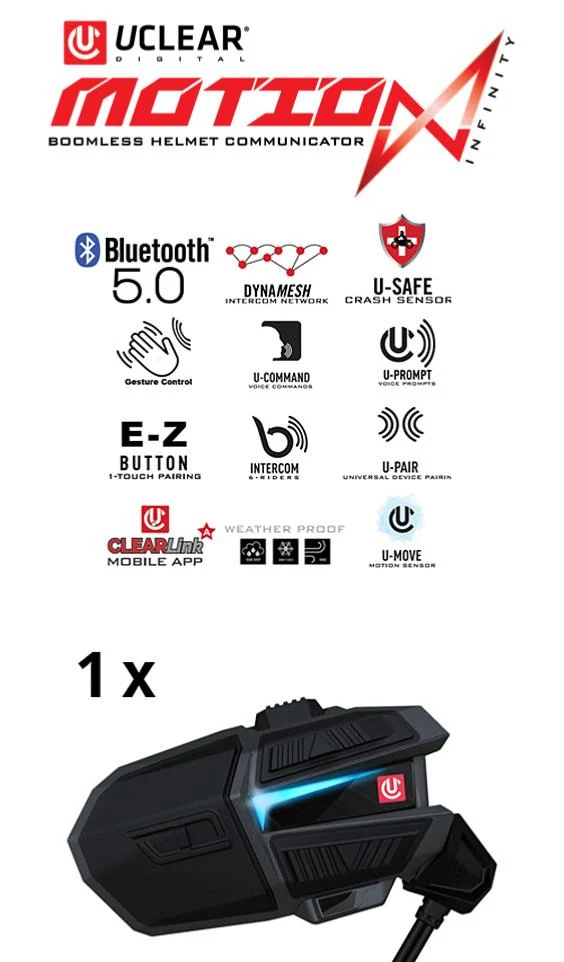 Kit Mains-libres et Intercom Motion Infinity - Uclear