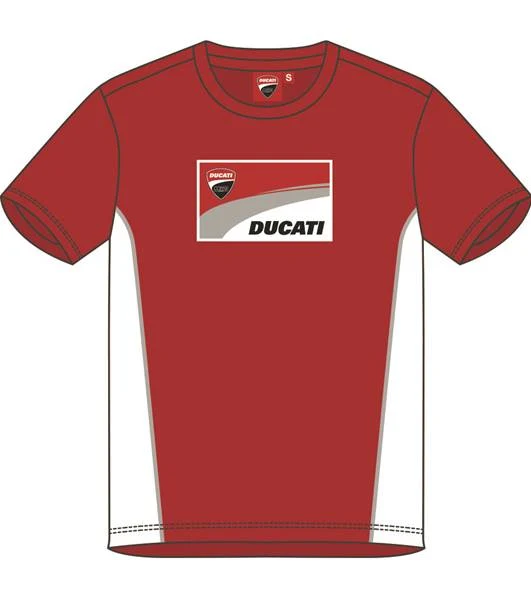 Contrast Sides Ducati T-Shirt