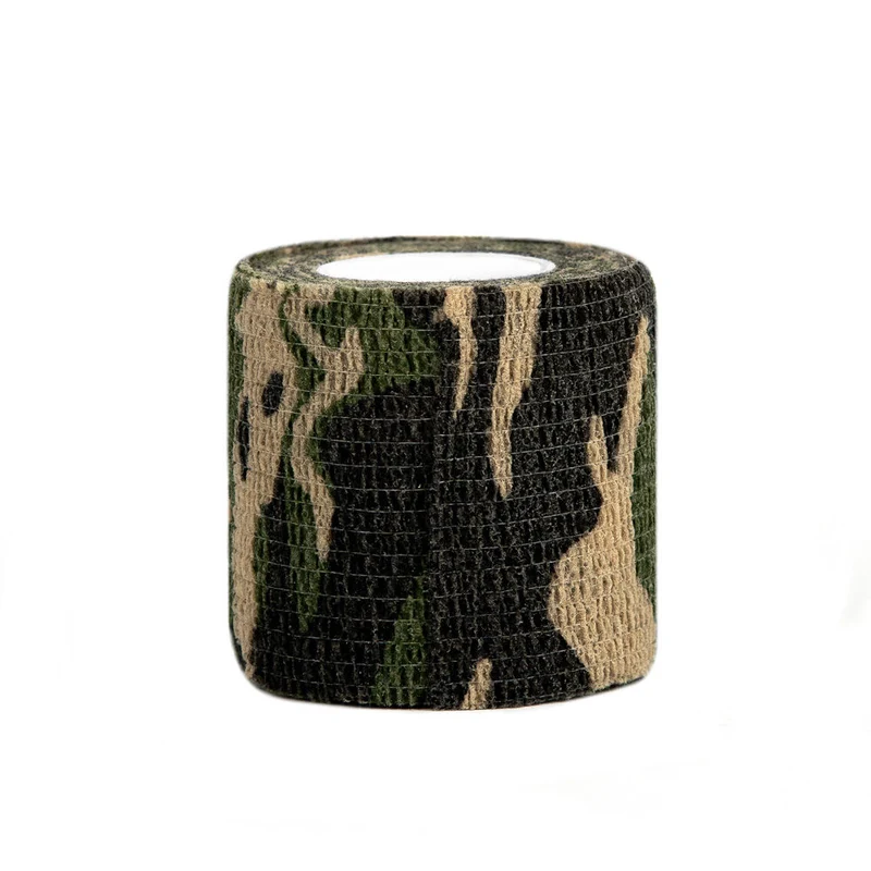 Caruba Ruban adhésif de camouflage, paquet de 4, Woodland