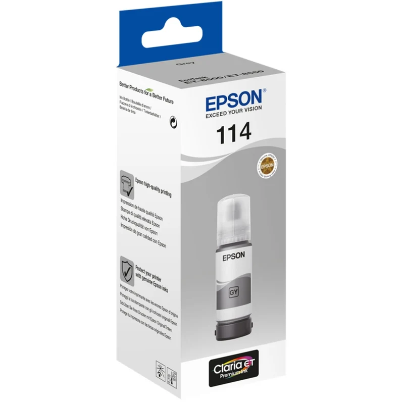 Epson 114 EcoTank Grise Bouteille d'encre