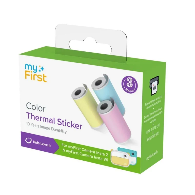 MyFirst Insta Wi Autocollant rose, bleu, jaune