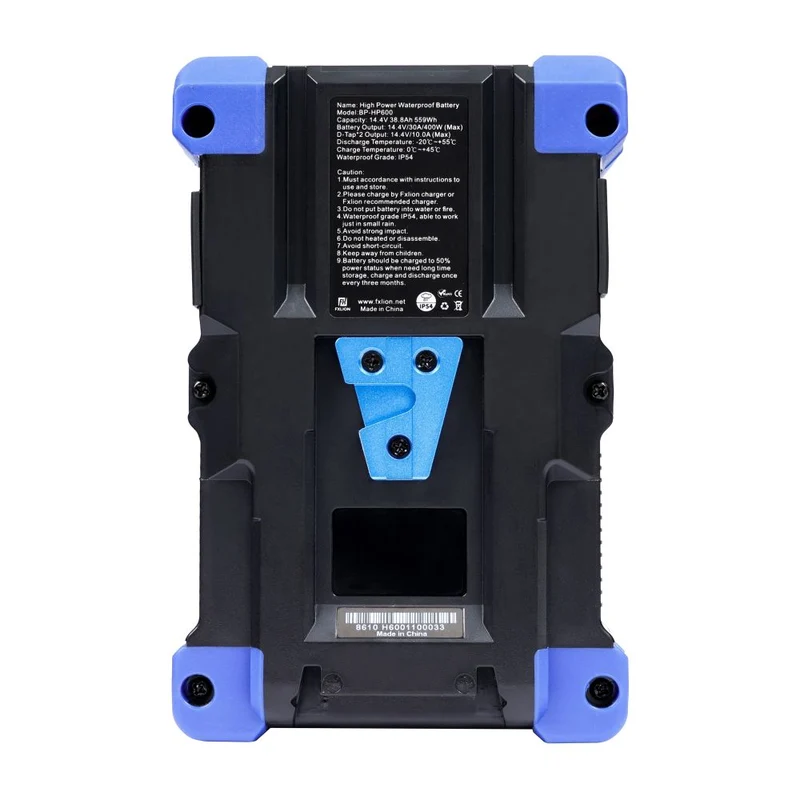 Fxlion Batterie Étanche Haute Puissance 14,4 V/559 Wh V-Mount