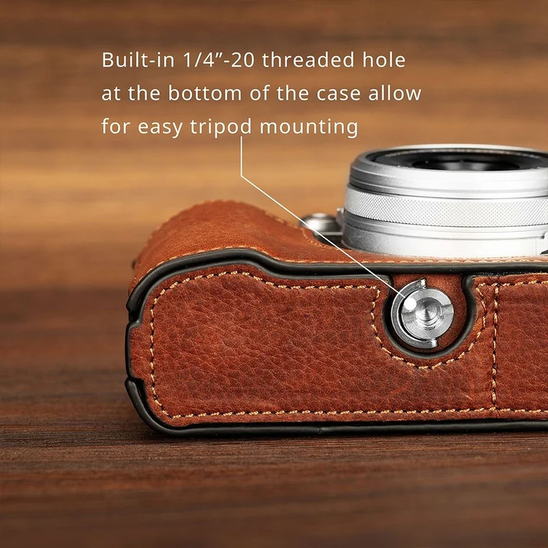 SmallRig Mallette en cuir pour Fujifilm X100VI (marron) 4699