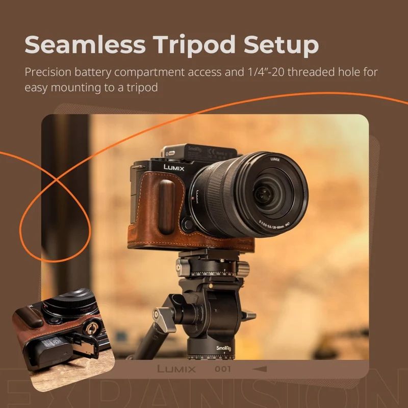 SmallRig Mallette en cuir pour Panasonic LUMIX S9 4703