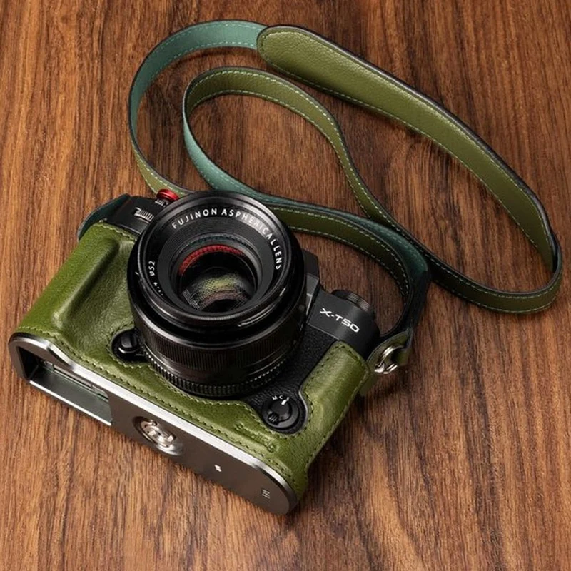 SmallRig Kit de sacoche en cuir pour Fujifilm X-T50 (vert) 4711