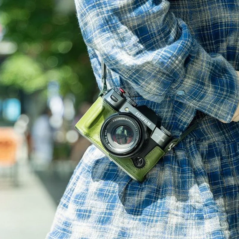 SmallRig Kit de sacoche en cuir pour Fujifilm X-T50 (vert) 4711