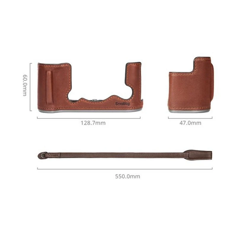 SmallRig Kit de sacoche en cuir pour Fujifilm X-T50 (marron) 4710