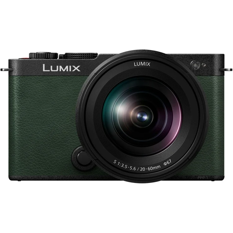 Panasonic Lumix S9 Boîtier Housing Dark Olive Vert + Lumix S 20-60mm f/3.5-5.6 L Mount