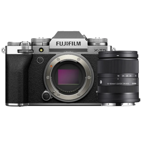 Fujifilm X-T5 Argent + Sigma 18-50mm f/2.8 DC DN Contemporary Fujifilm X