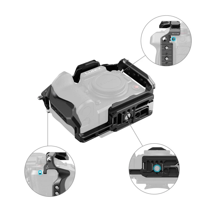 SmallRig HawkLock Cage à déclenchement rapide pour Panasonic LUMIX GH7 / GH6 4824