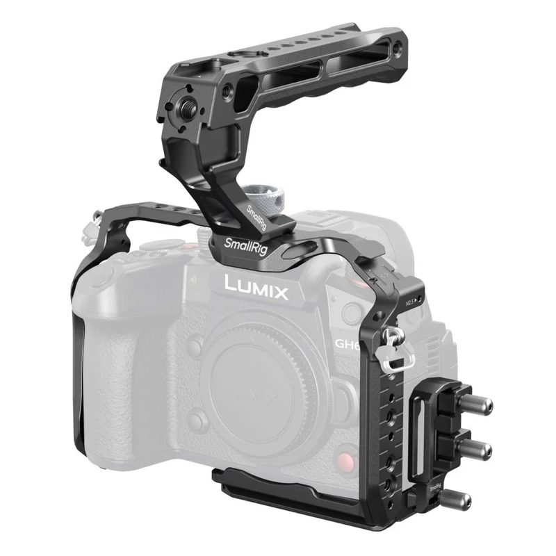 SmallRig HawkLock Kit de cage à déclenchement rapide pour Panasonic LUMIX GH7 / GH6 4825