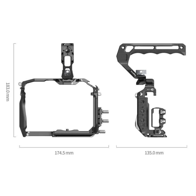 SmallRig HawkLock Kit de cage à déclenchement rapide pour Panasonic LUMIX GH7 / GH6 4825