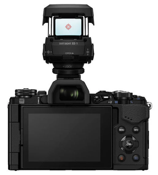 OM SYSTEM EE-1 Dot Sight pour les appareils photo avec griffe porte-accessoire