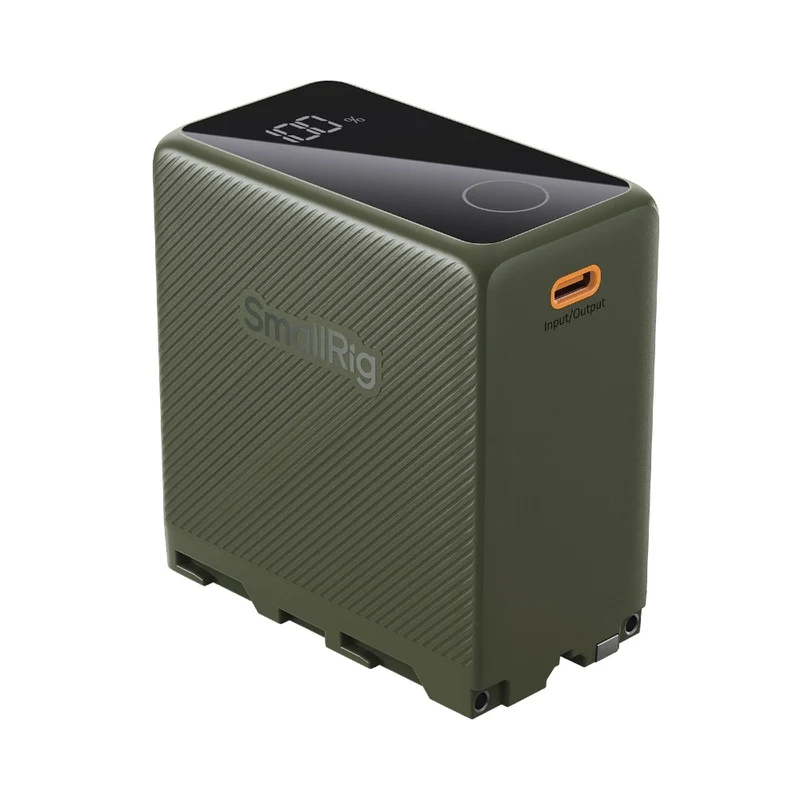SmallRig 4577 NP-F970 USB-C Batterie Rechargeable pour Appareil Photo, Verte