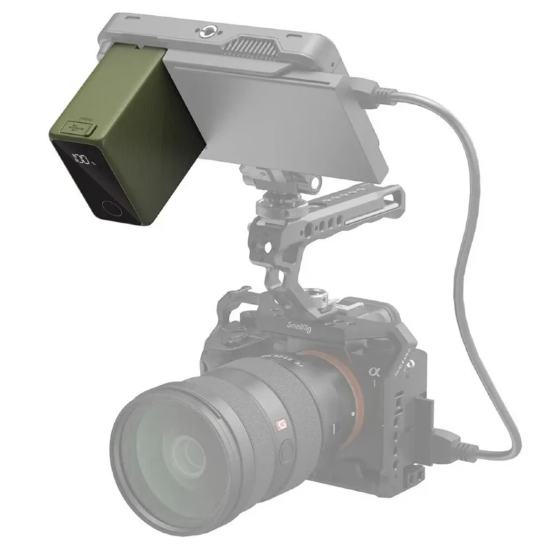 SmallRig 4577 NP-F970 USB-C Batterie Rechargeable pour Appareil Photo, Verte