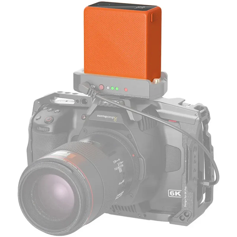 SmallRig 4576 NP-F970 USB-C Batterie Rechargeable pour Appareil Photo, Orange