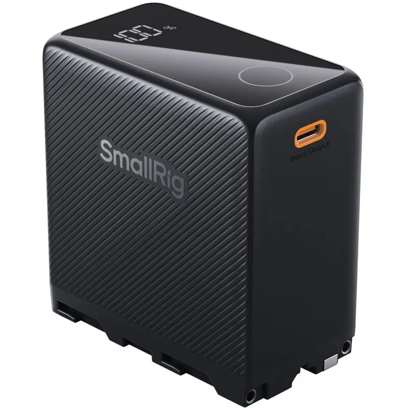 SmallRig 4469 NP-F970 USB-C Batterie Rechargeable pour Appareil Photo, Noir