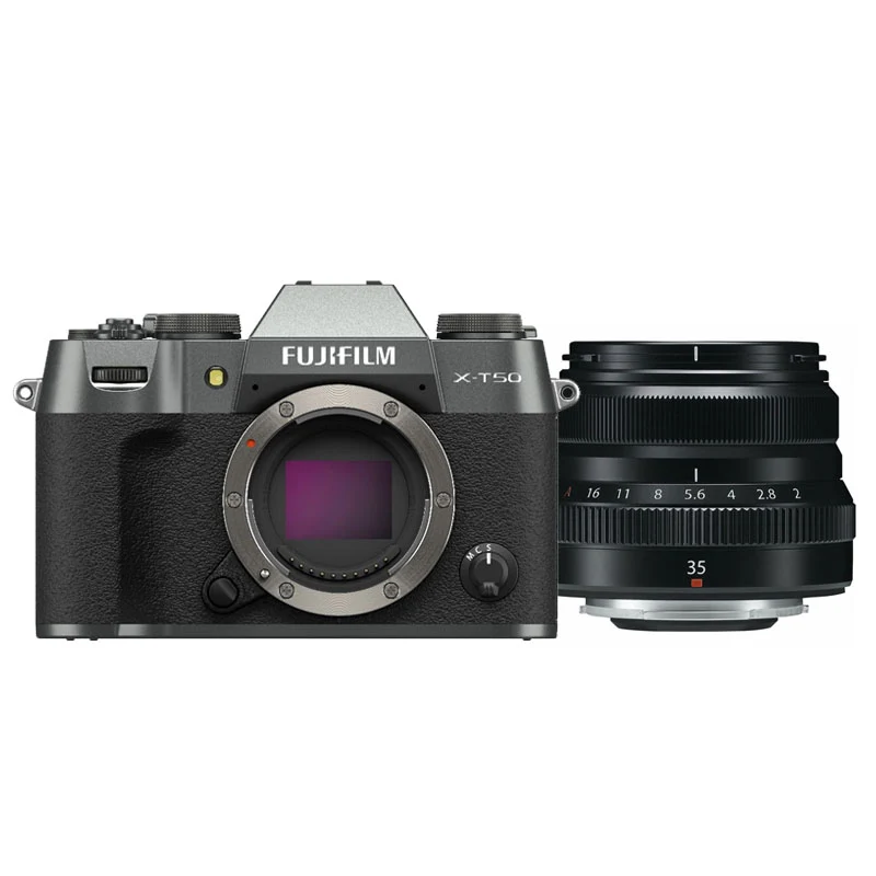 Fujifilm X-T50 charcoal argent + XF 35mm f/2.0