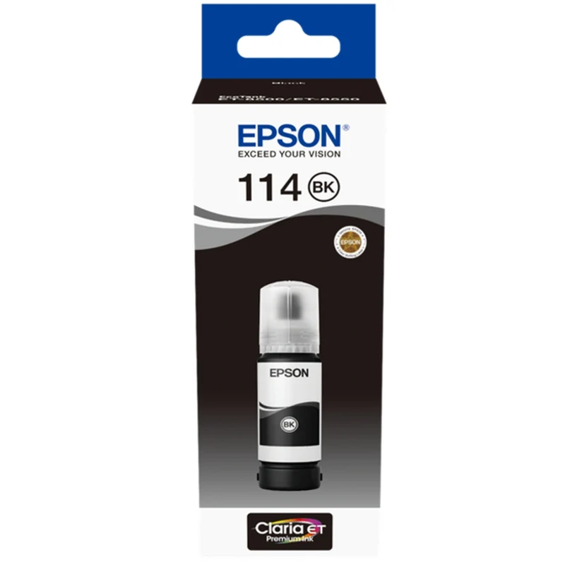 Epson 114 EcoTank Pigment Noir Bouteille d'encre