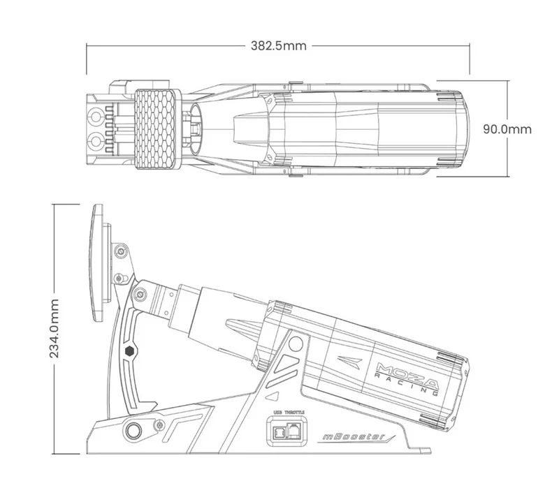Moza Racing mBooster Active Pedal (RS076)