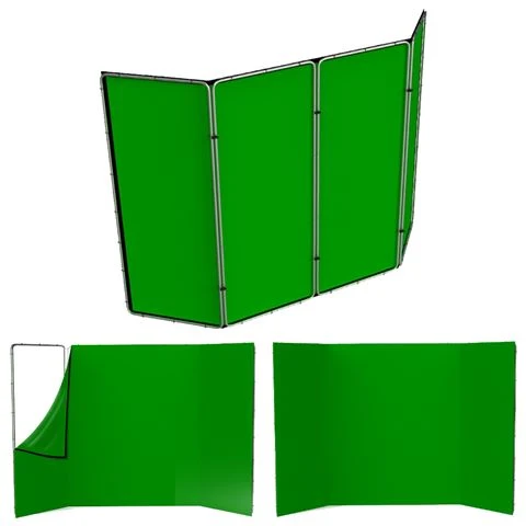 StudioKing Arrière-plan Panoramique Vert Screen FSF-240400PT 240x400 cm