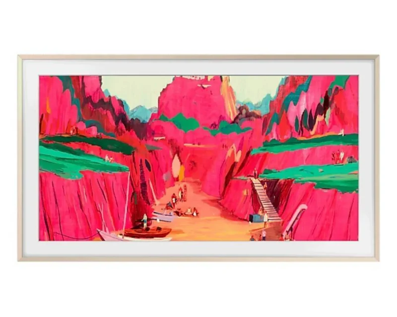 Samsung The Frame Cadre 75" Métal doré (2025)