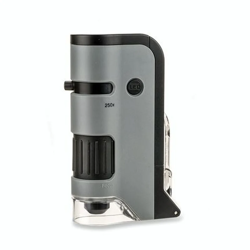 Carson Microscope portatif MP-250 MicroFlip 100-250x avec adaptateur pour smartphone