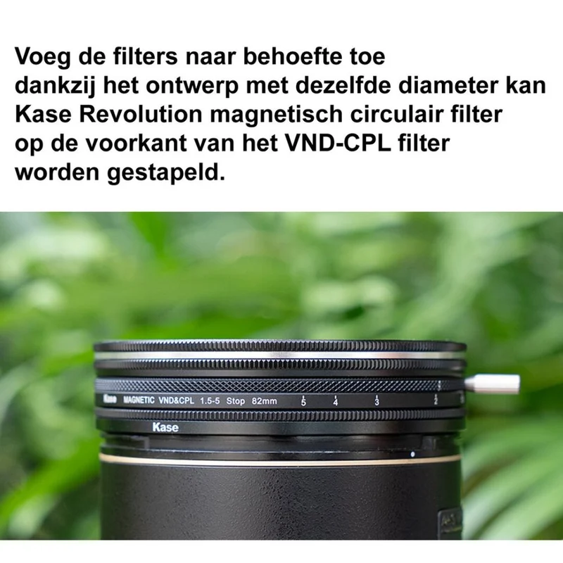Kase VND-CPL Kit vidéo avec brume blanche 77mm